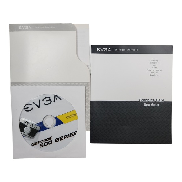 EVGA Other - EVGA GeForce 500 Series Driver Installation Disc & User Guide Manual 11-560-99-1